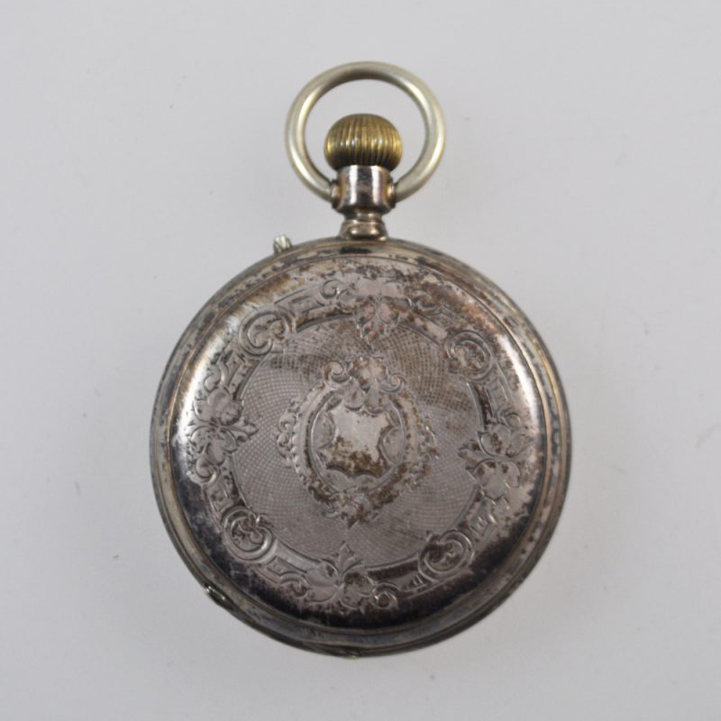 Remontoir Ancre Ligne Droite 15 Rubis Taschenuhr Wert alte Taschenuhr - Remontoir Ancre 15 Rubis Ligne Droite - 800er Silber