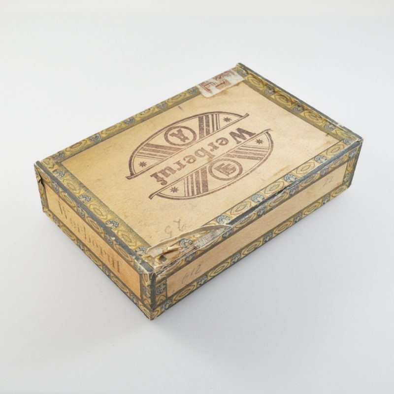 Werberuf - alte Zigarrenkiste - Schachtel - Holz - Vintage Cigar Box | eBay