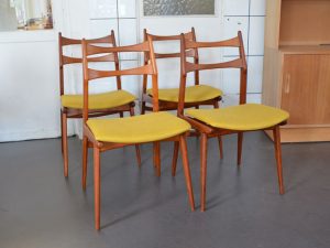 Teak Stühle von HABEO / 6 Stück vorhanden / neu bezogen